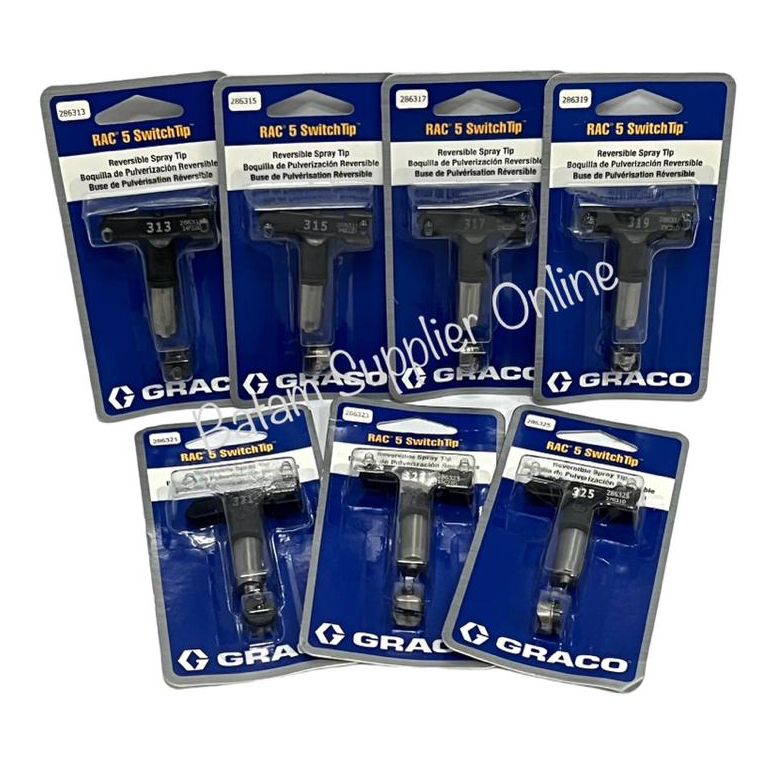 Jual Graco Rac 5 Switch Tip 286315, 286317,286319,286321, 286323 ...