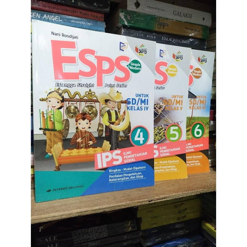 Jual Buku Esps Ips Sd Mi Kelas Iv V Vi Erlangga Shopee Indonesia