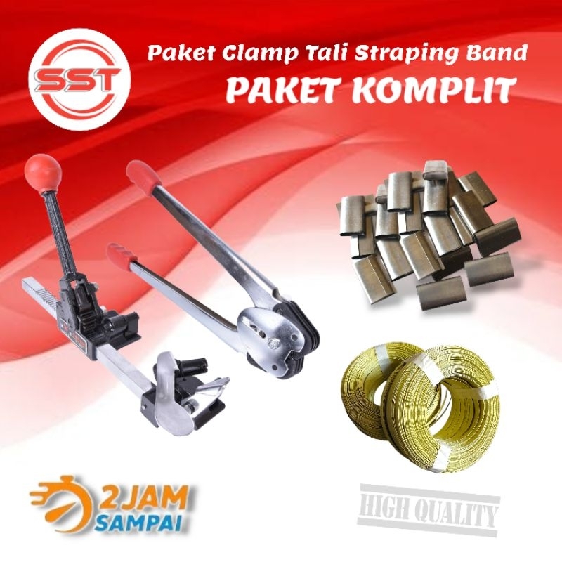 Jual Paket Alat Packing Manual Strapping Klem / Poly Strapping ...