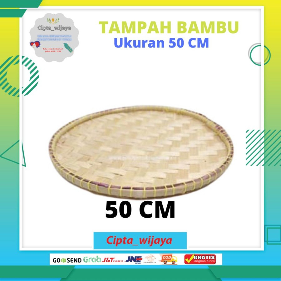 Jual Tampah Bambu 50 Cm / Tampah Anyaman 50 Cm | Shopee Indonesia