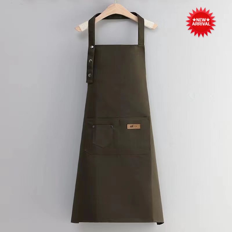 Jual Apron Celemek Barista Korean Style Pria Wanita Apron Barista