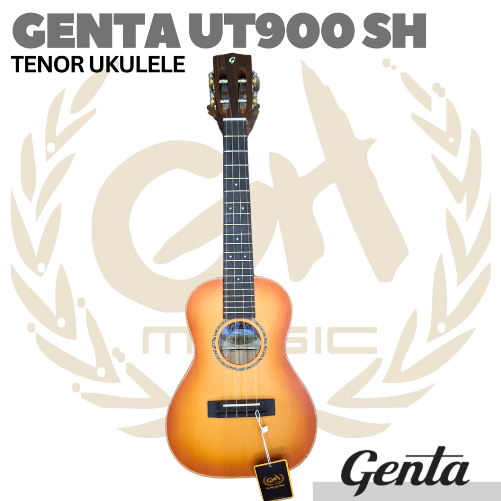 Jual GENTA UT900-SH Tenor Ukulele Solid Wood | Shopee Indonesia