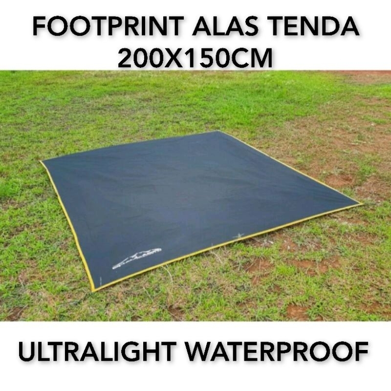 Jual FOOTPRINT ALAS TENDA 200 X 150 Cm ALAS TENDA TERPAL TENDA CAMPING 