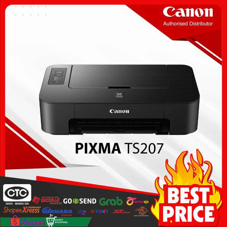 Jual Printer Canon PIXMA TS207 Inkjet (Print Only) Shopee Indonesia