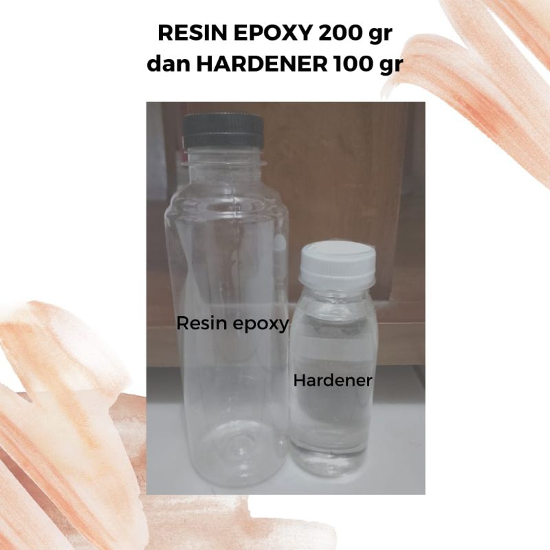 Jual resin epoxy 200 gr dan hardener 100 gr Shopee Indonesia