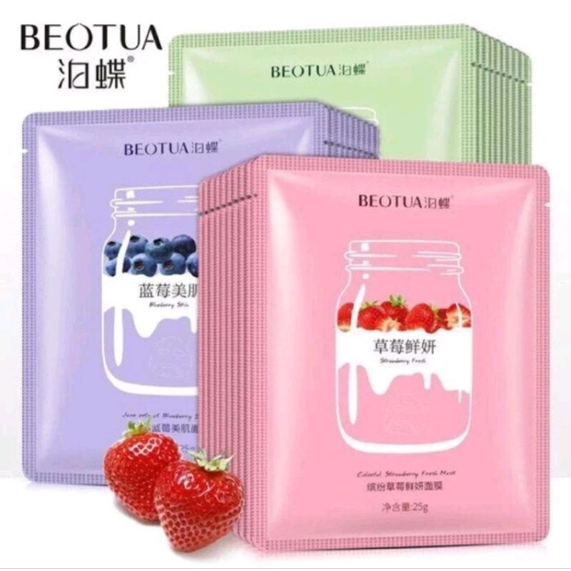 Jual BEOTUA YOGURT SHEET MASK | Shopee Indonesia