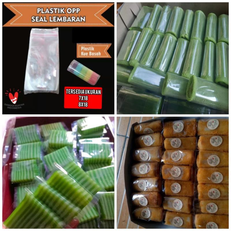 Jual Plastik Opp Lem One Sheet Lembaran Cocok Untuk Kue Basah 100 Pcs ~ Galeri Plastik 5830