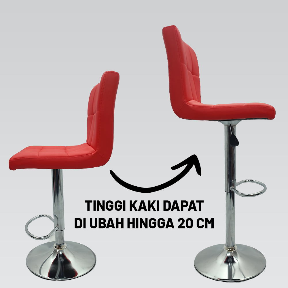 Jual Kursi Barstool Ada Sandaran Kursi Bar Kursi Minibar Kursi ...