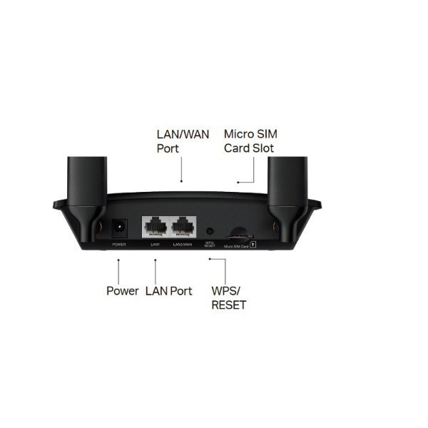 Jual TP-LINK TL-MR100 300Mbps Wifi 4G LTE SIM Card Slot Router | Shopee ...