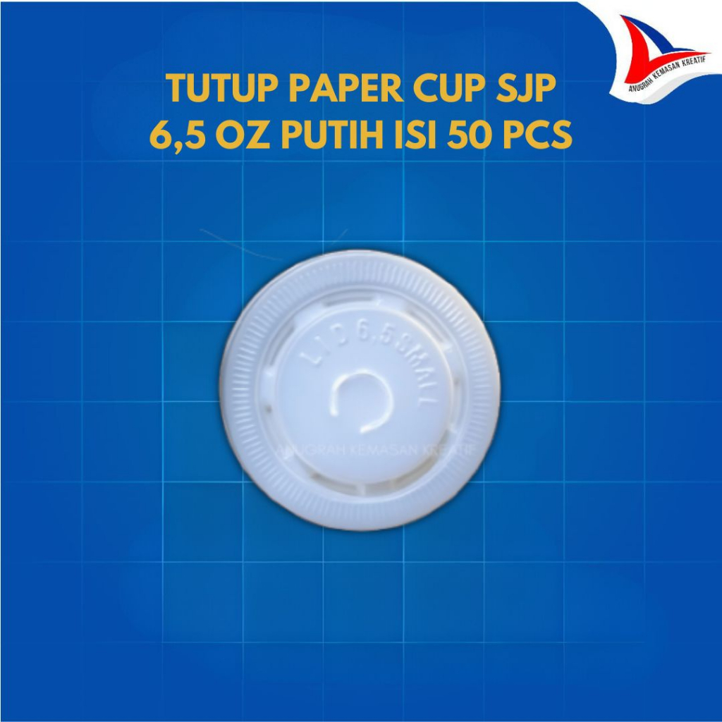 Jual Tutup Paper Cup Sjp 6,5 Oz Putih Hips Isi 50 Pcs | Shopee Indonesia