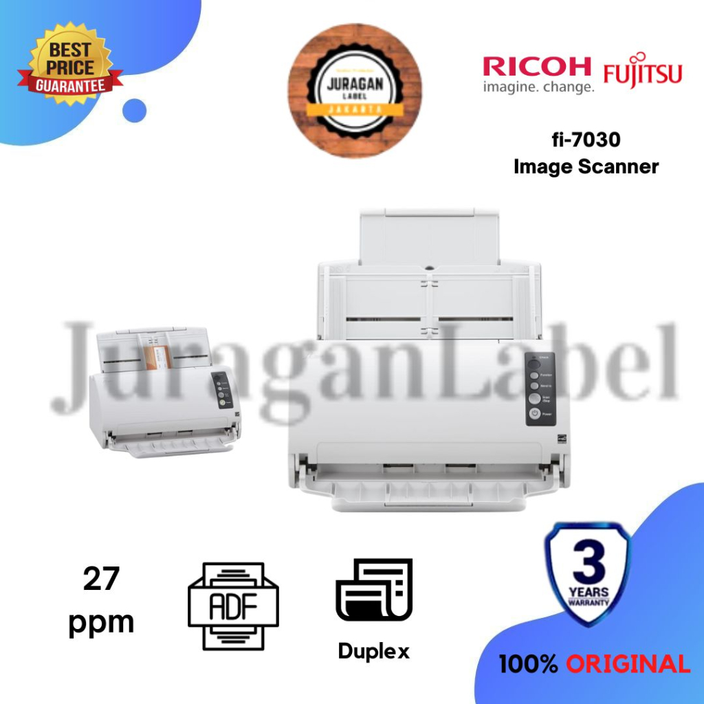 Jual Scanner Fujitsu fi7030 Image ADF Duplex Ricoh fi7030 Garansi