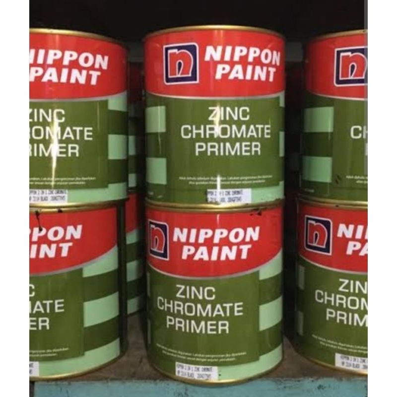 Jual Nippon Zinc chromate 2in1 black 25 kg ,meni Nippon paint+cat hitam