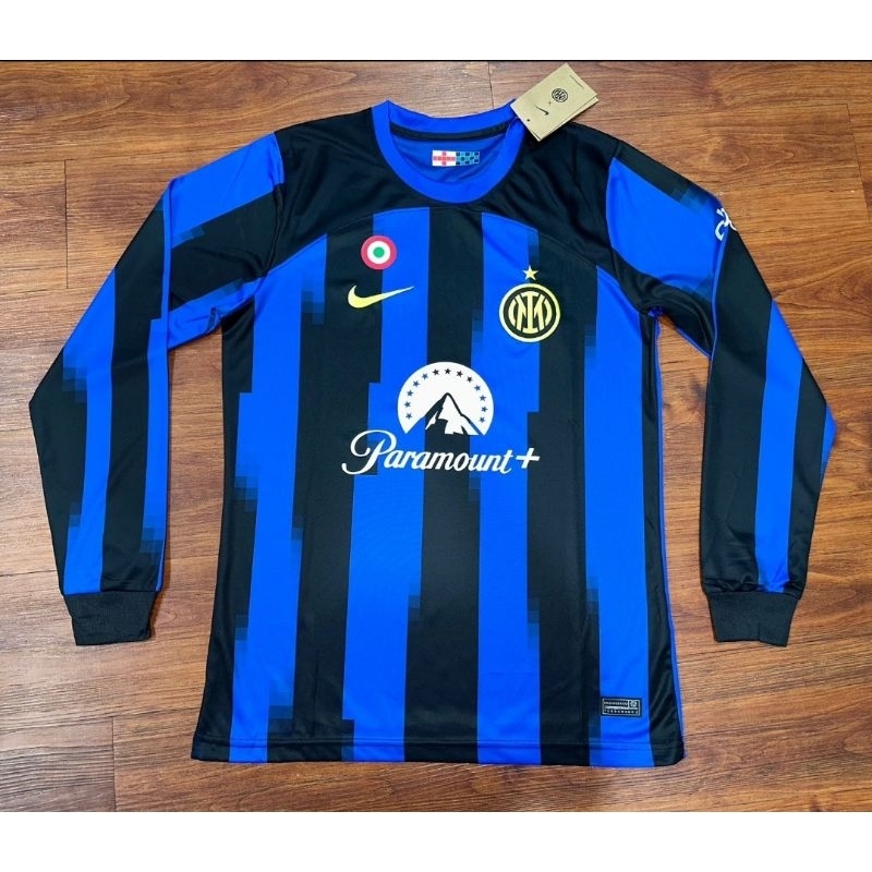 Jual Jersey Kaos Baju Sepak Bola Inter Milan Home Biru Longsleeve Long ...