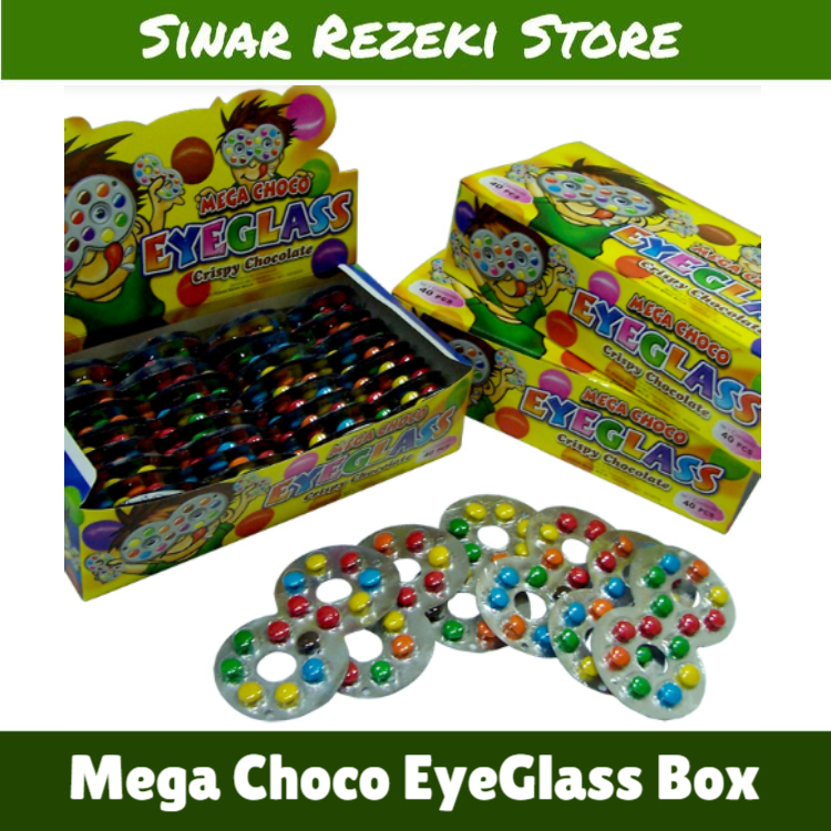 Jual Mega Choco Eyeglass Box / Coklat Kacamata / Coklat Jadul / Coklat ...
