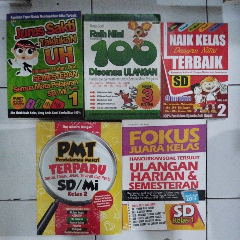 Jual Obral Buku Latihan Soal Semua Mata Pelajaran Sd Disertai Kunci Jawaban Shopee Indonesia