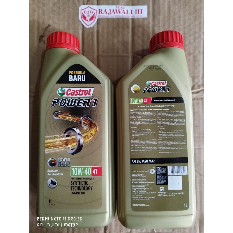 Jual Castrol Power 1 Sae 10 40 1l | Shopee Indonesia