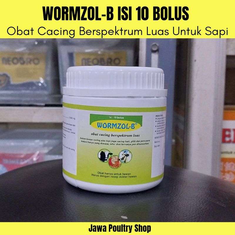 Jual WORMZOL-B ORIGINAL Isi 10 Bolus - Obat Cacing Sapi Dan Kerbau ...