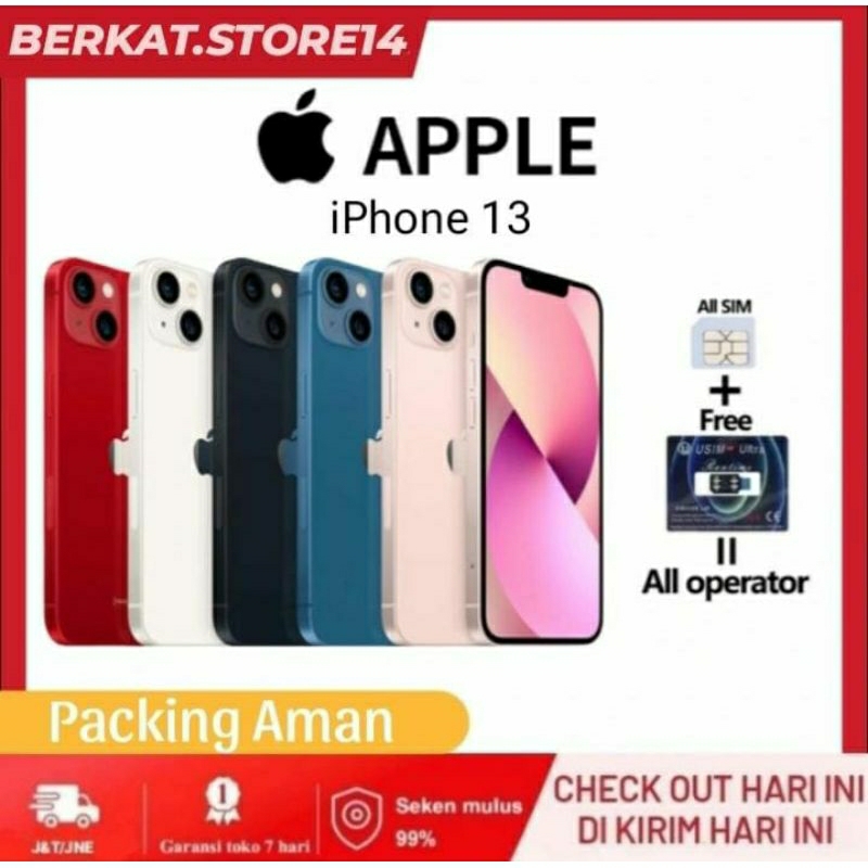 Jual Apple IPhone 13 & 13Mini 128GB 256GB 512GB Second BEKAS ORIGINAL ...