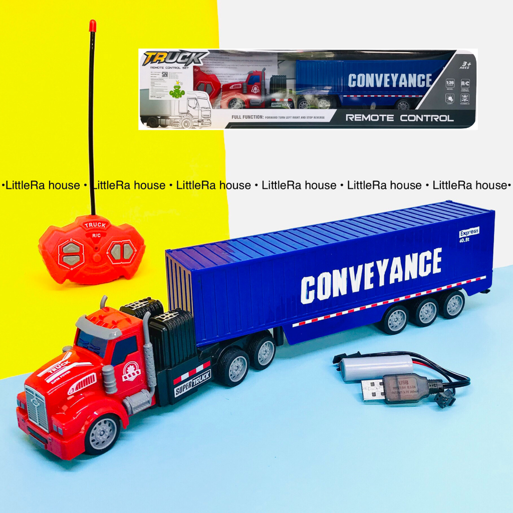 Jual Littlera : Remote Control Truk Container Besar | Mainan Radio ...
