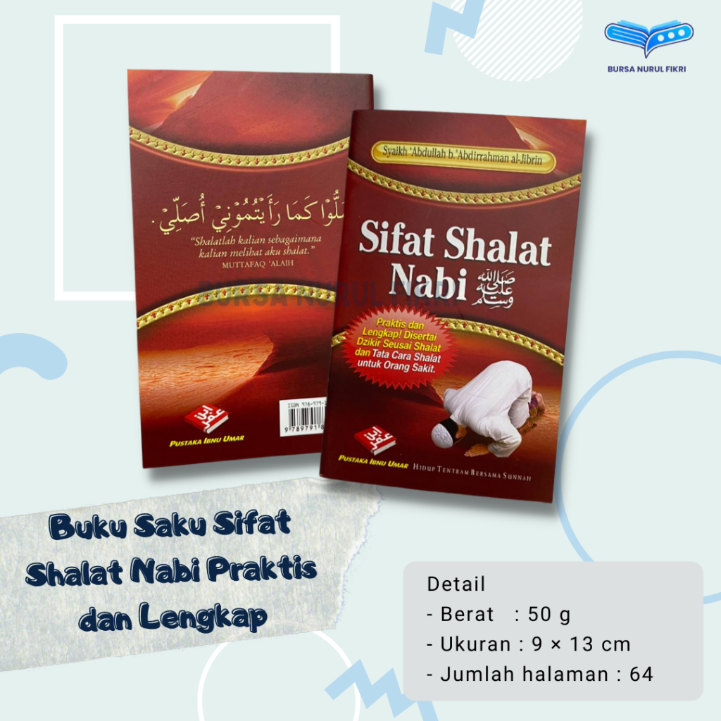 Jual Buku Saku Sifat Shalat Nabi Praktis Dan Lengkap Pustaka Ibnu Umar ...