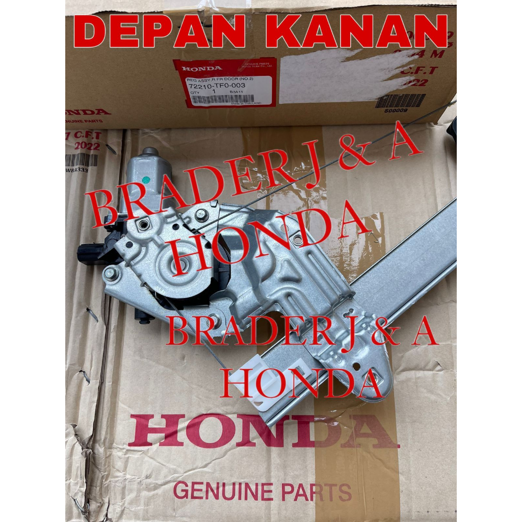 小物 M 72210-TL0-003 72210TL0003 Window Regulator and support AUTO