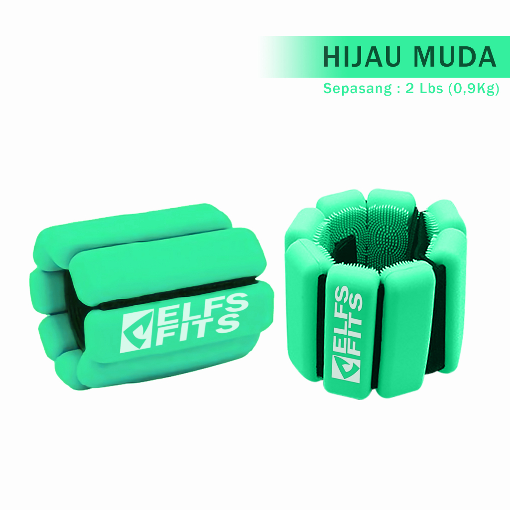 KIKA 1lb Fitness Bangles - Green main image 0