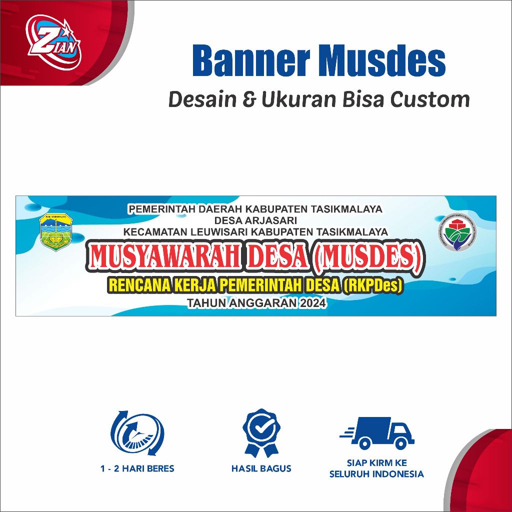 Jual Banner Spanduk Musdes Musyawarah Desa Custom Shopee Indonesia