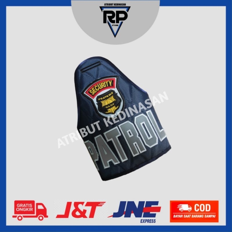 Jual Ban Lengan Danru Security Patroli Atribut Satpam Timbul Bordir ...