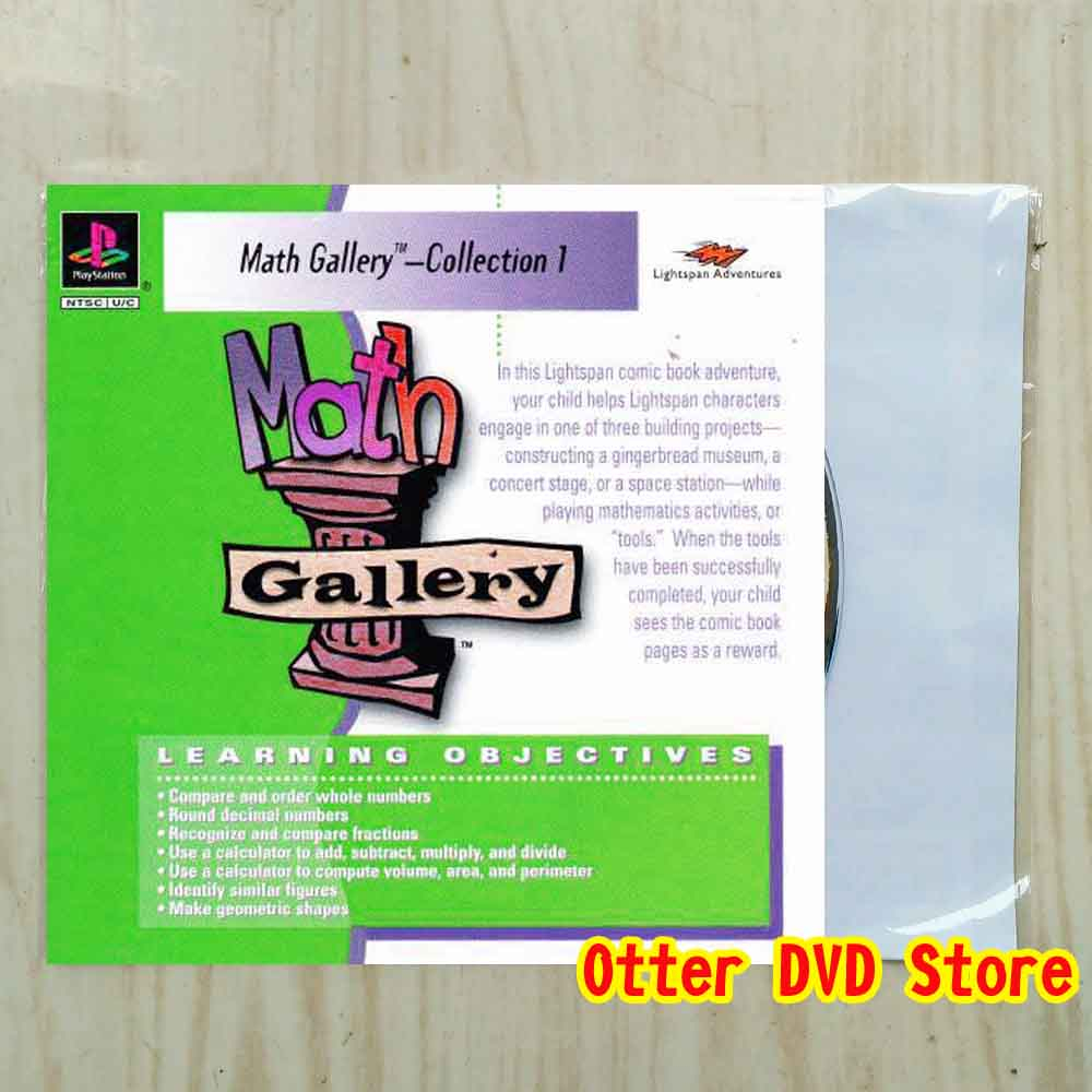 Jual Kaset CD Game Ps1 Ps 1 Math Gallery - Collection 1 | Shopee Indonesia