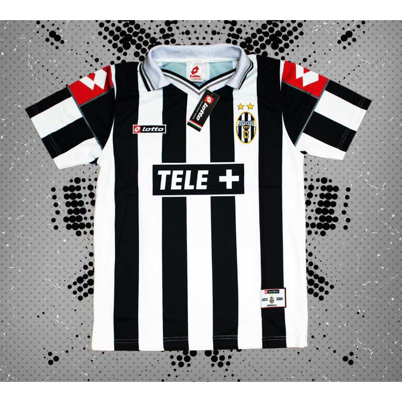Jual Jersey Retro juveee home 2001 Tele+ Classic Blockcore | Shopee ...