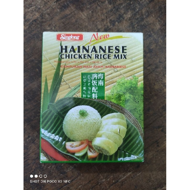 Jual Singlong Hainanese Chicken Rice Mix /Bumbu Nasi Hainam 90gr ...