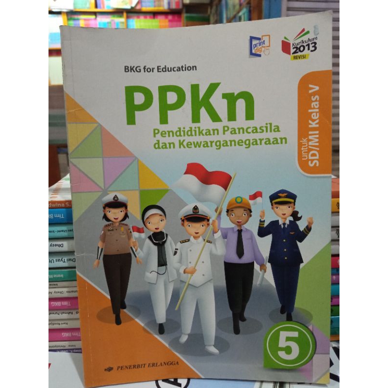 Jual BUKU PPKN PENDIDIKAN PANCASILA DAN KEWARGANEGARAAN UNTUK SD KELAS ...