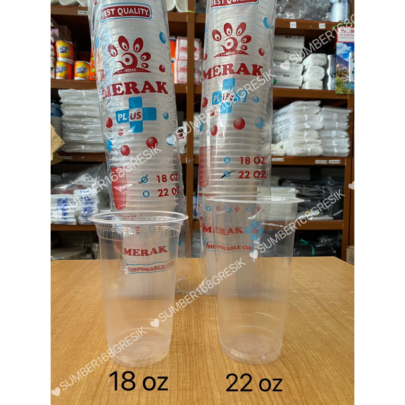 CUP MERAK 18oz-22oz Datar