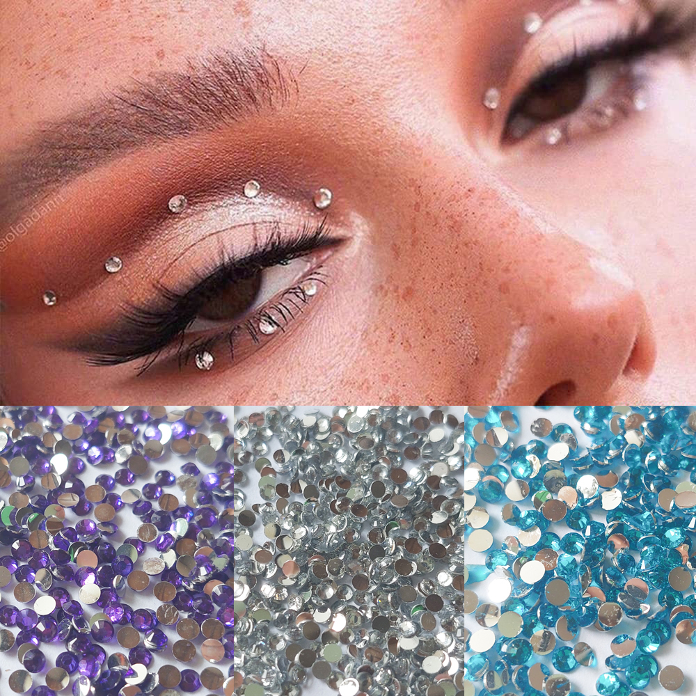 Jual CSP068 – 2/3/4/5 mm Manik Kristal Crystal Rhinestone Hiasan Make ...