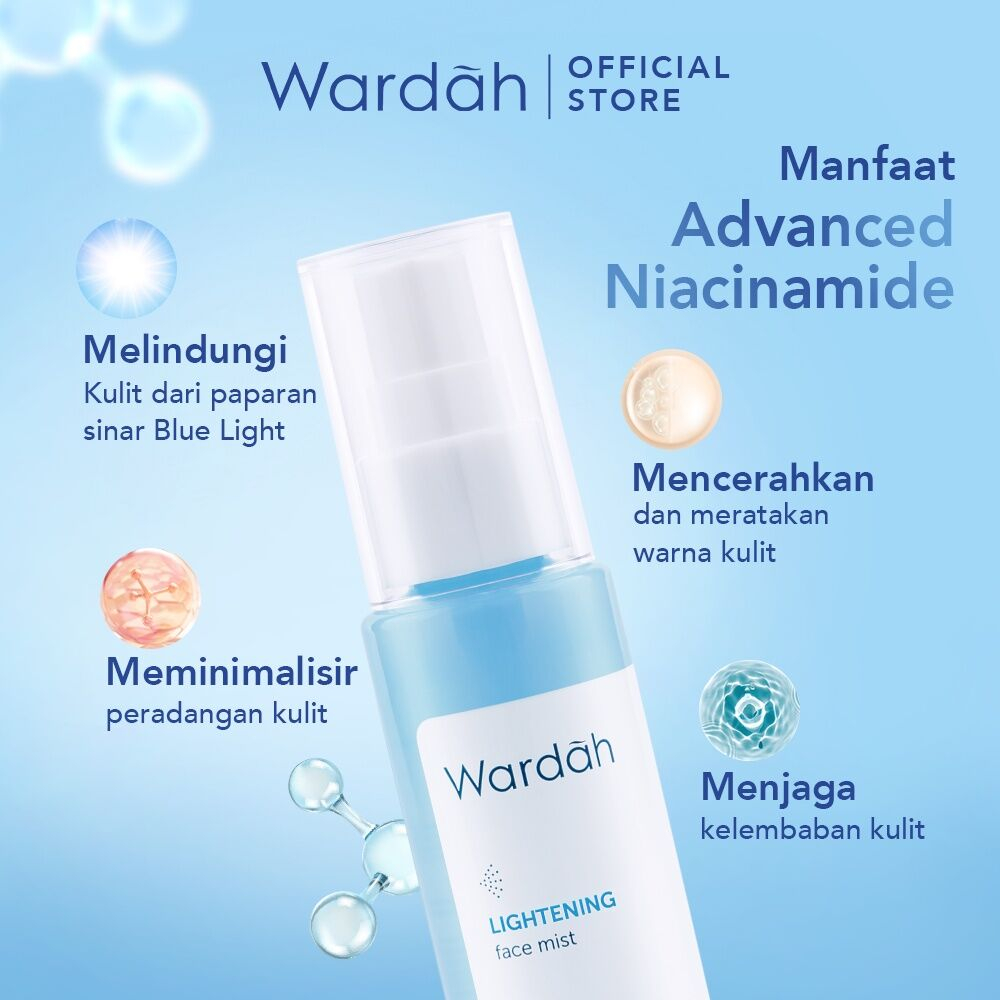 Jual WARDAH LIGHTENING FACE MIST Setting Spray 60 ml Shopee Indonesia