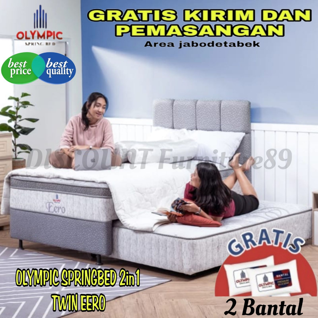 Jual Kasur Springbed sorong 2in1 Twin Eero / Kasur Sorong olympic ...