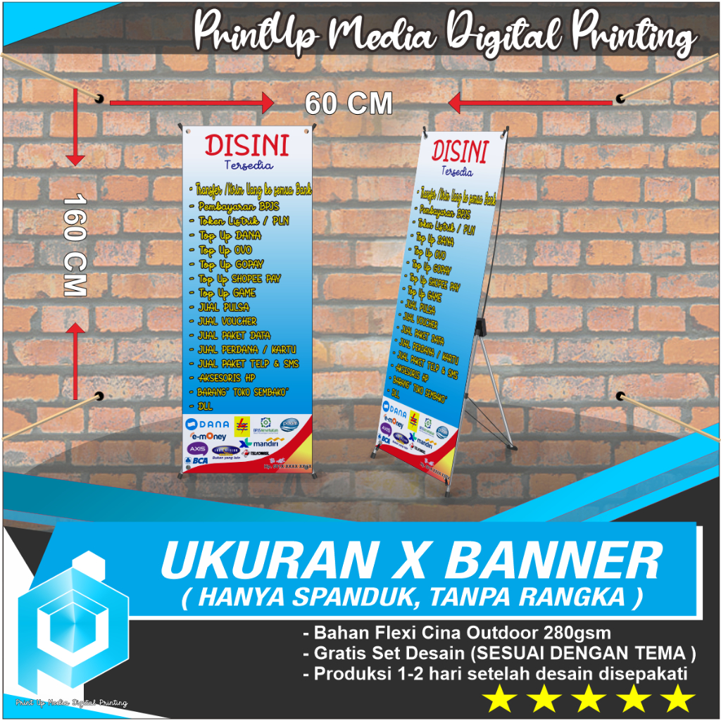 Jual CETAK SPANDUK BANNER BALIHO X BANNER KONTERR FREE DESAIN CUSTOM ...