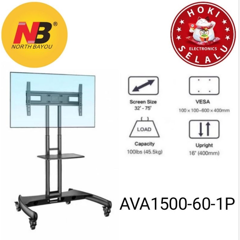 Jual Bracket Braket Breket Standing Dengan Roda North Bayou NB AVA1500 ...