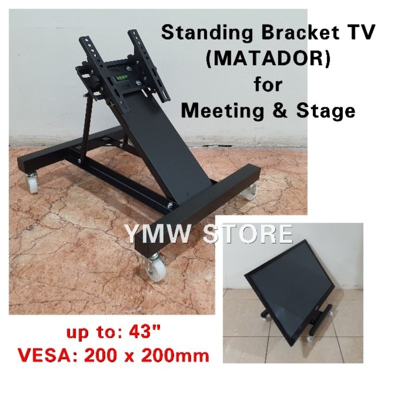 Jual Standing Bracket TV / Panggung / Meeting room / Matador up to 43 ...
