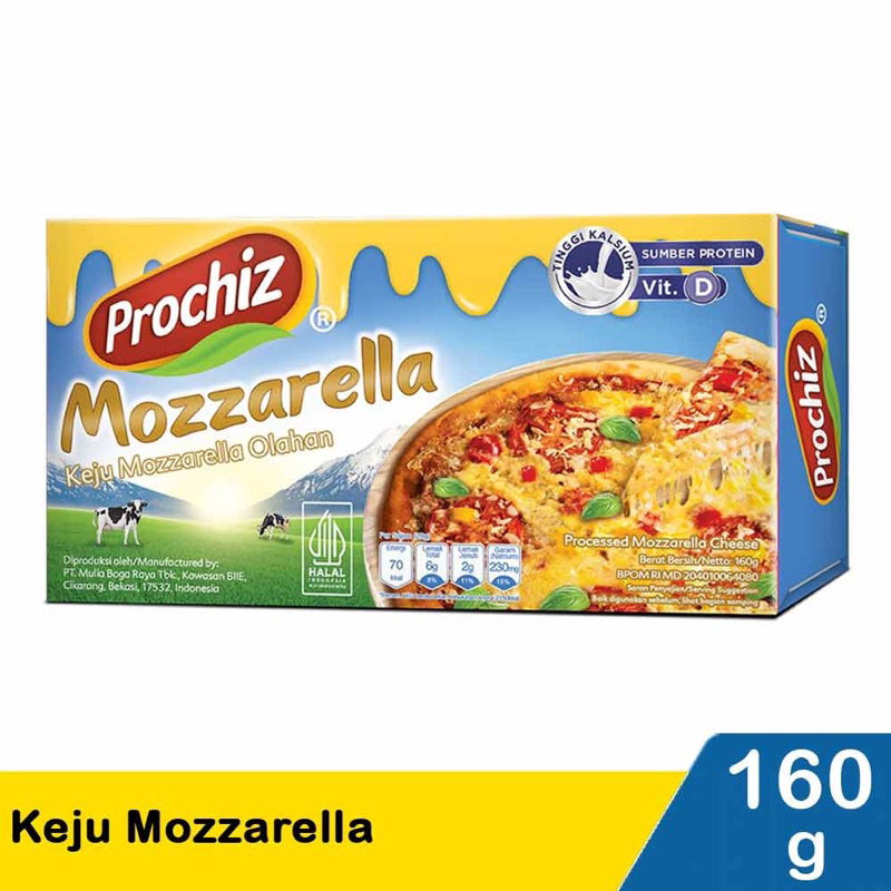 Jual keju Prochiz mozzarella 160g Shopee Indonesia