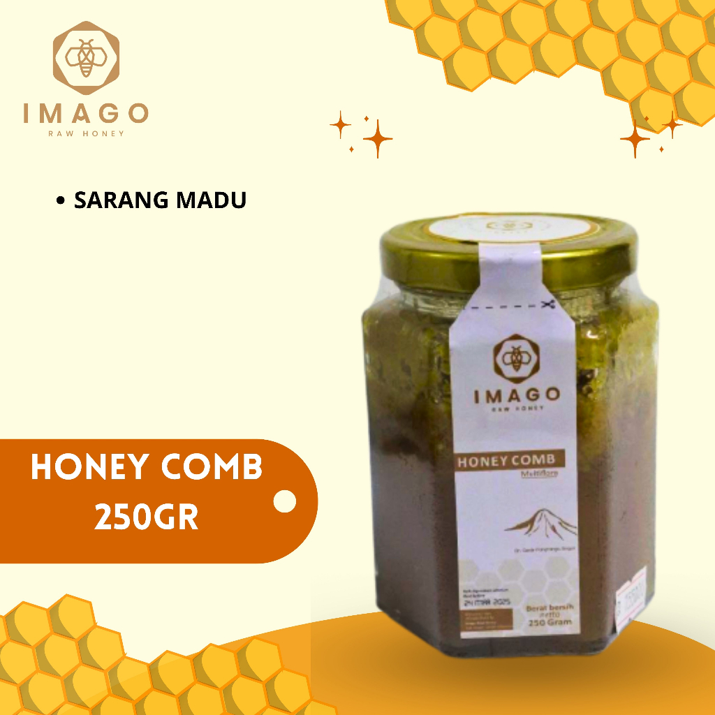 Jual Honey Comb Imago Raw Honey 250gr (sarang Madu) 