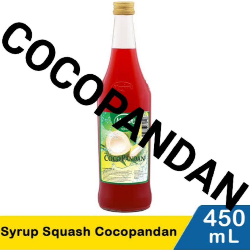 Jual Sirup Marjan Squash Cocopandan 450ml Shopee Indonesia