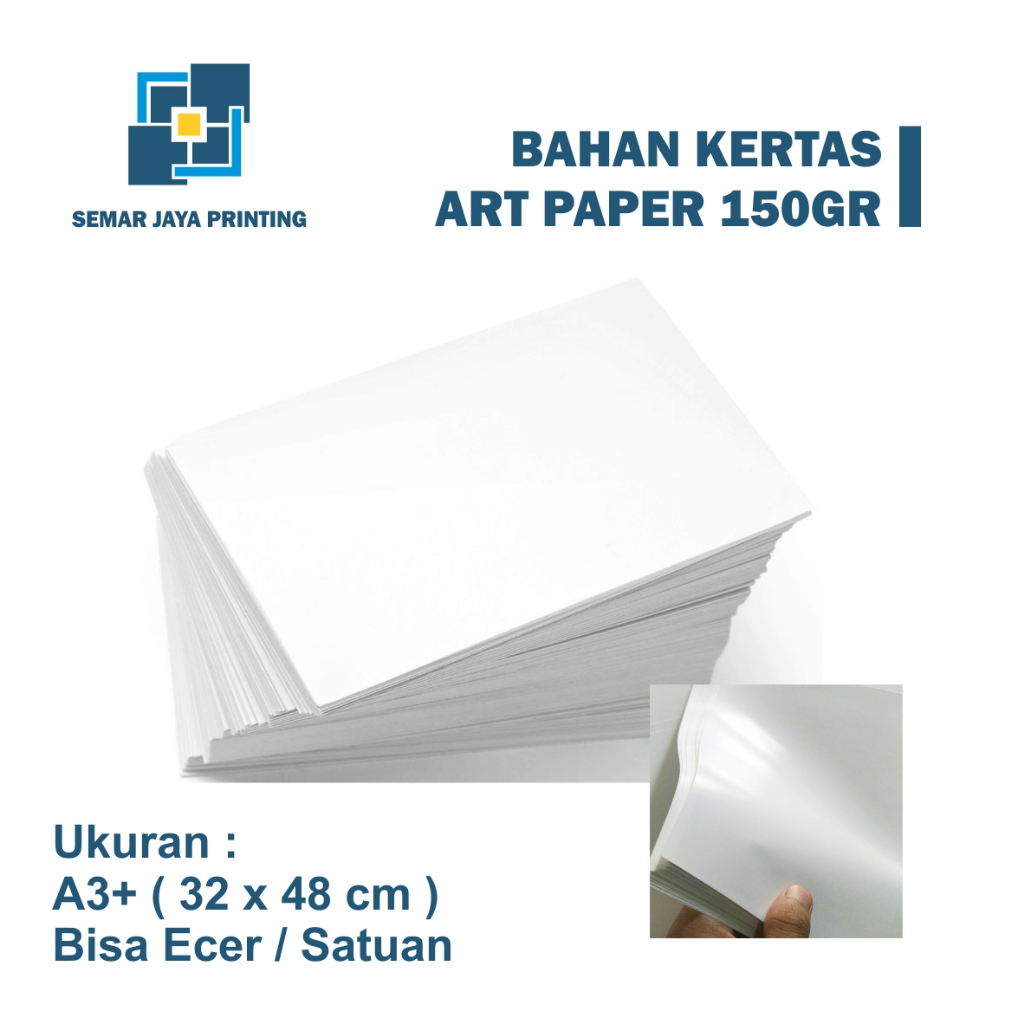 Jual Bahan Kertas Art Paper 150gr Glossy Bisa Ecer Satuan Shopee Indonesia 1613