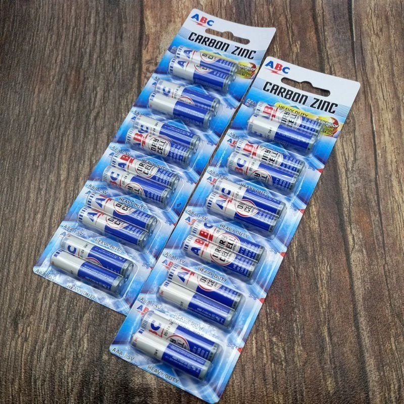 Jual 12 pcs baterai ABC AAA / baterai remot A3 | Shopee Indonesia