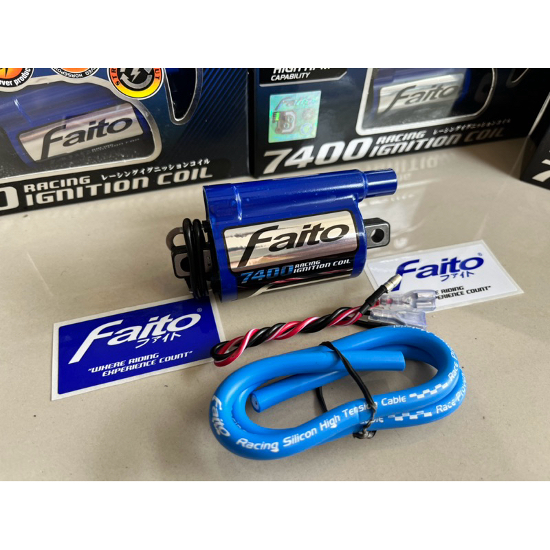 Jual Koil racing FAITO 7400 Universal Untuk Motor Karbu Coil Faito Koil ...