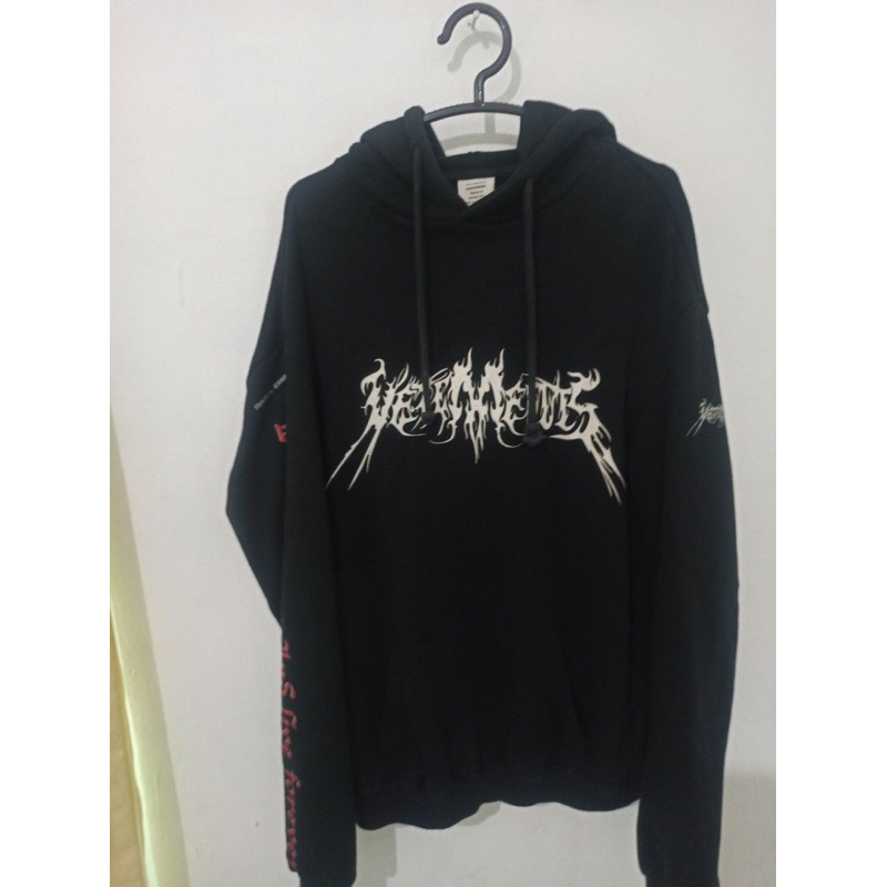 Jual Vetements Total Fucking Darkness Hoodie Shopee Indonesia