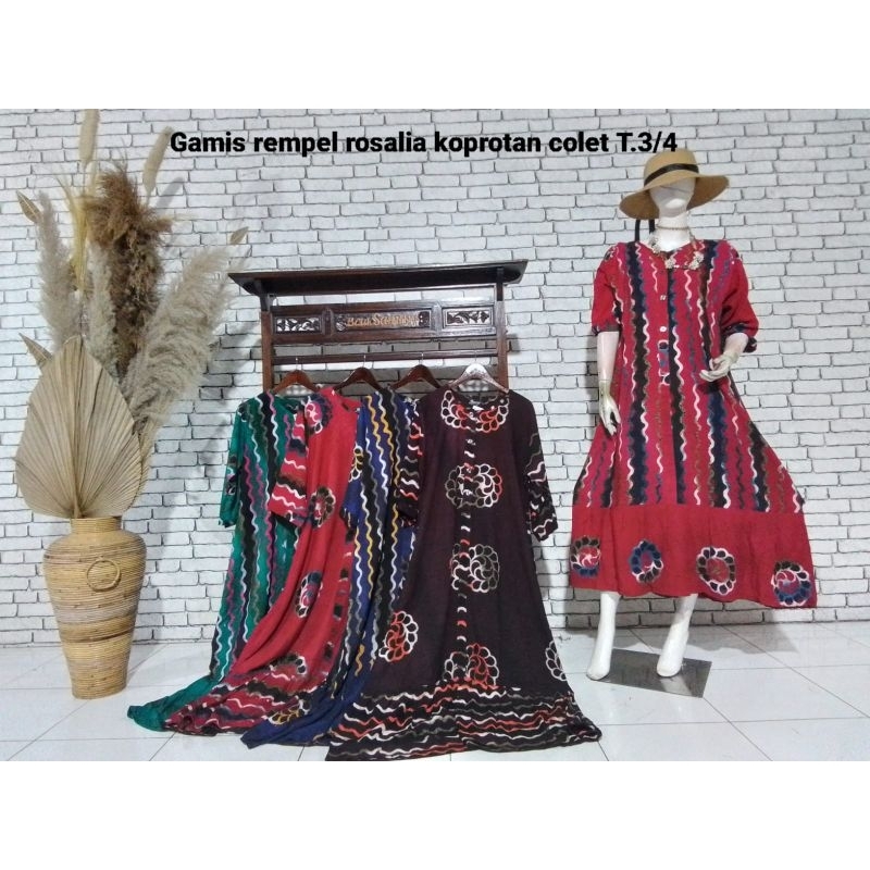 Jual GAMIS REMPEL ROSALIA UKURAN STANDARD (BY SAMMY) | Shopee Indonesia