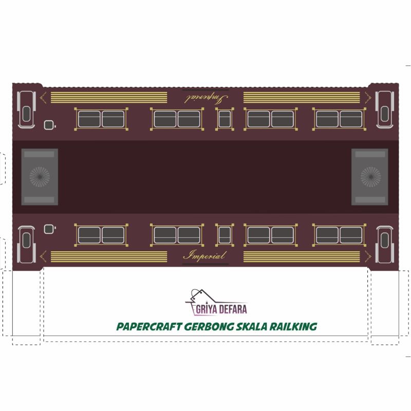 Jual GRIYADEFARA PAPERCRAFT LOKOMOTIF CC 206 CC206 SKALA HO 1:87 1 : 87 ...
