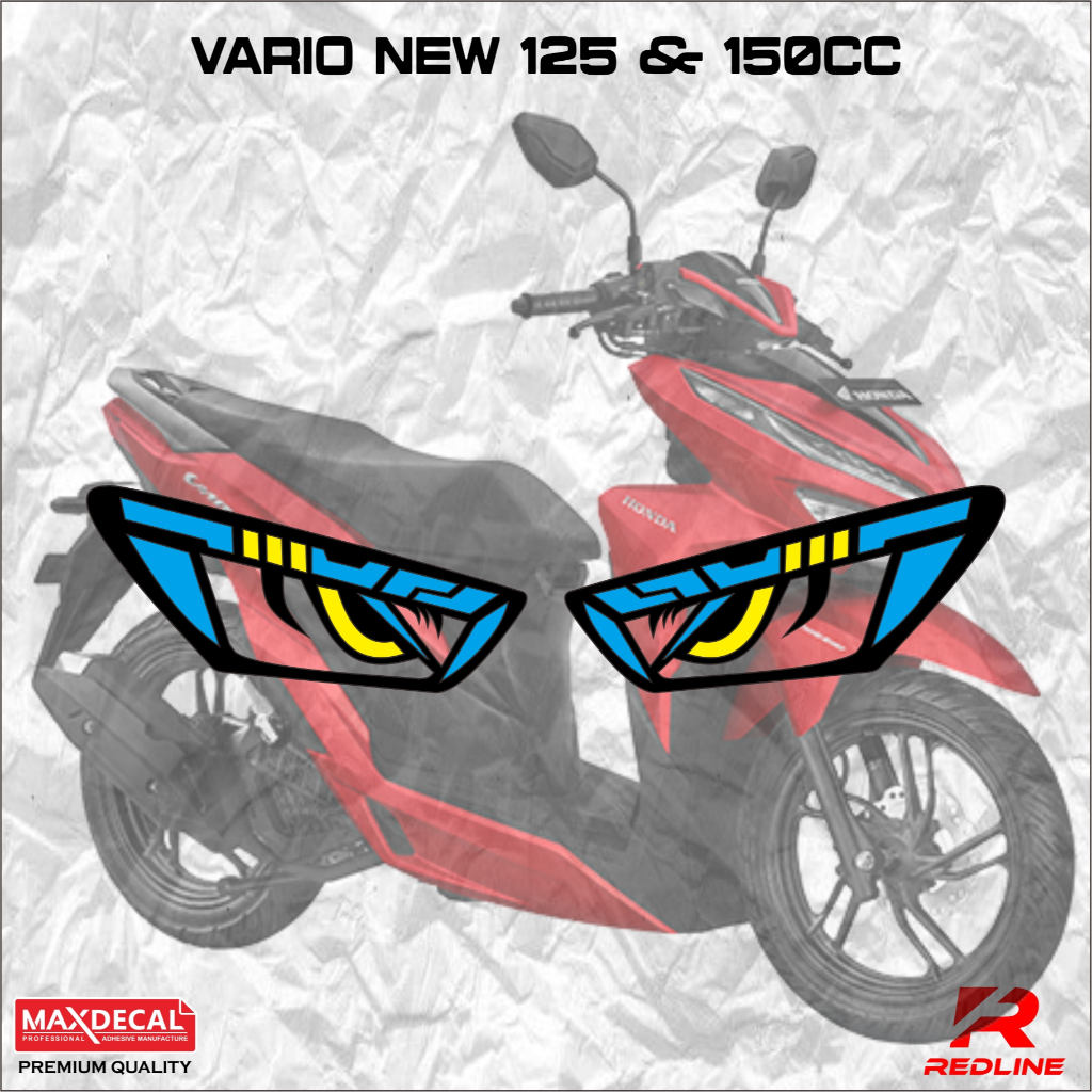 Jual Stiker Mata Lampu Vario New Cc Shopee Indonesia