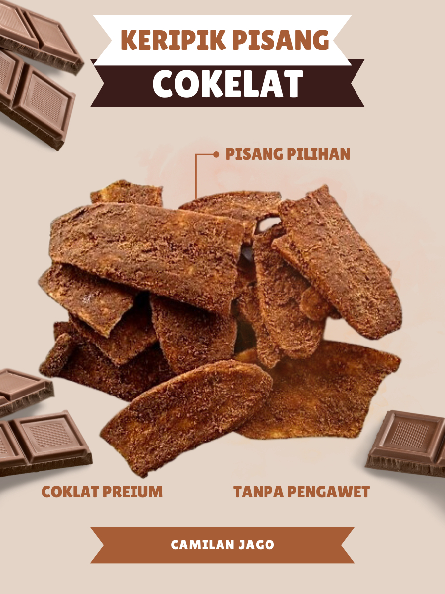 Keripik Pisang Coklat Lampung